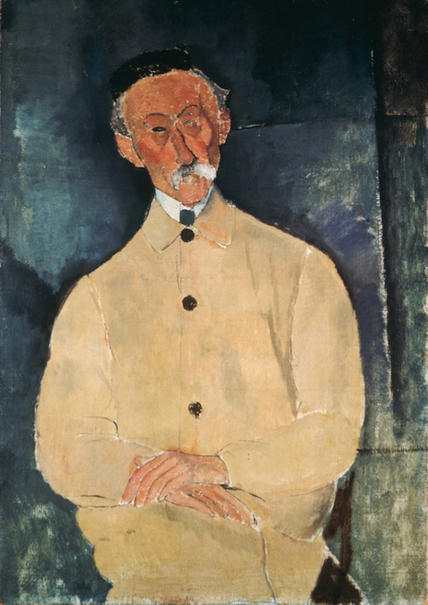 Modigliani - Ritratto di Lepoutre. 1916. Olio su tela