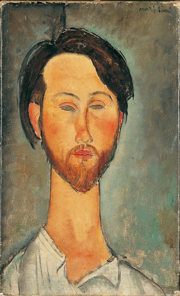 Modigliani - Ritratto di Zborowski. !916. Olio su tela