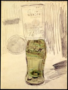 Zuppa Cambells sopra Oltre la bottiglia di Coca, 1962