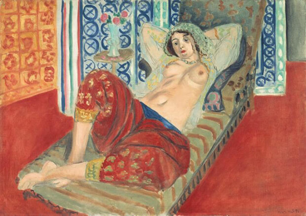 Henry Matisse. Odalisca con culotte rossa, 1921, 