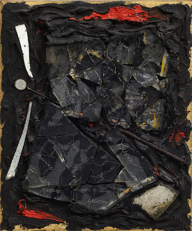 Derek Jarman. Dopo la vita, 1986, Olio e tecnica mista, 31,5x26 cm.