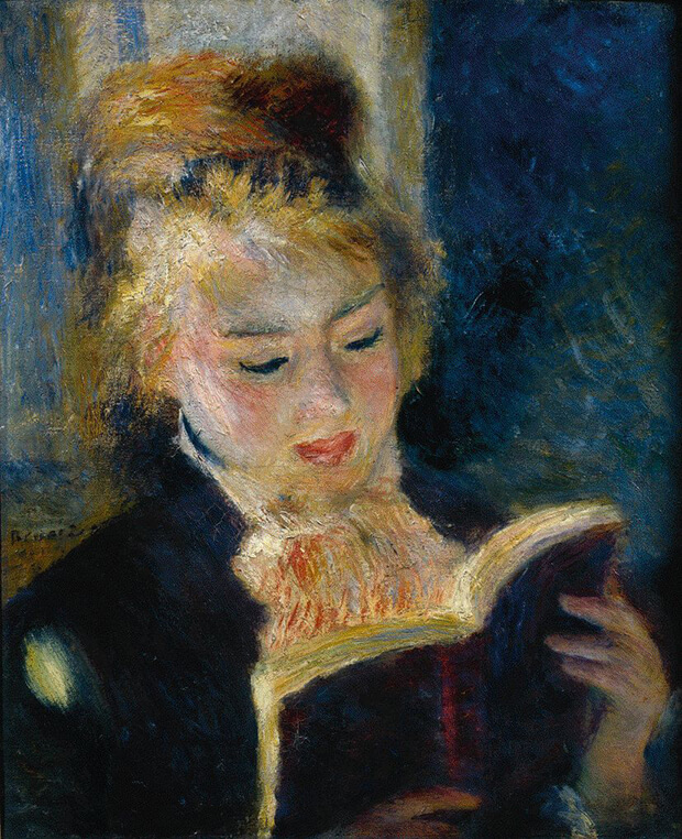 Pierre Auguste Renoir. La lettrice, 1874-1876