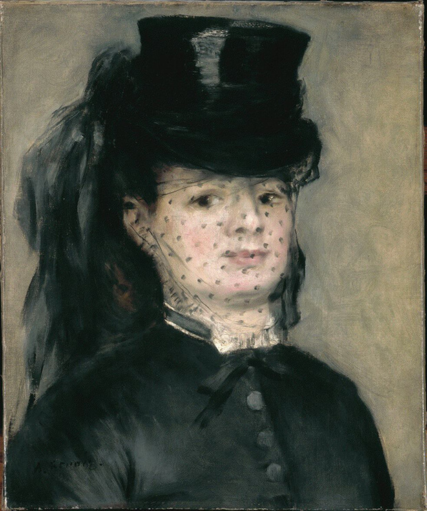 Pierre Auguste Renoir. Madame Darras, 1868 circa