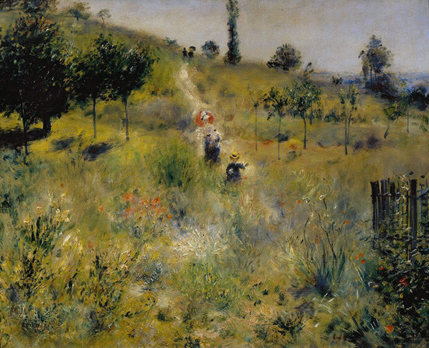 Pierre Auguste Renoir. Sentiero nell’erba alta, 1876-1877