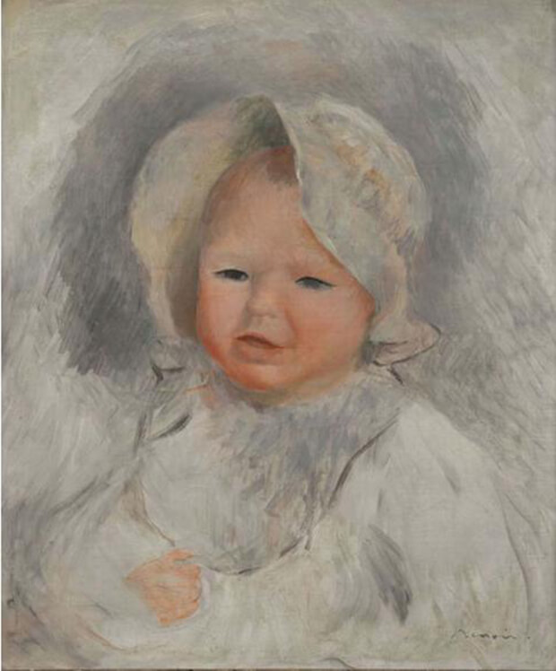 Pierre August Renoir. Ritratto del figlio Pierre, 1875