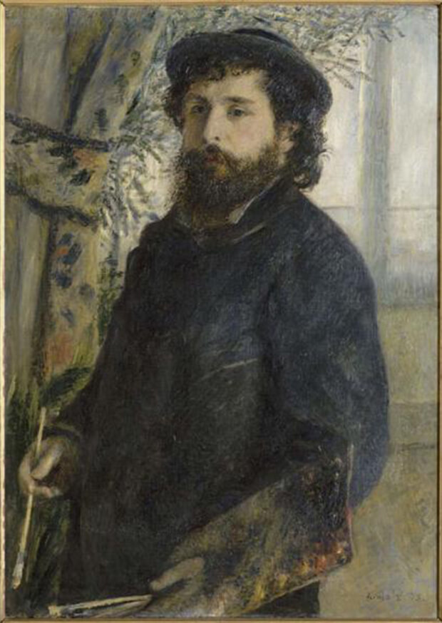 Pierre Auguste Renoir. Ritratto di Claude Monet, 1875