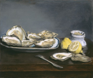 Natura morta con ostriche, 1862, olio su tela