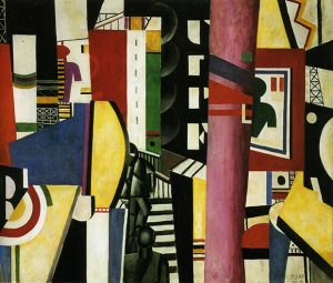 Fernand Léger. La città,  1919, Olio su tela, cm. 231.1 x 298.4