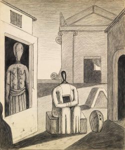 Pomeriggio inquietante, 1972, cm. 59.5 x 50