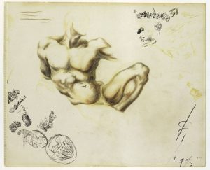 Jackson Pollock. Senza titolo, 1937-1939, Recto. Matite colorate e grafite su carta, cm. 43.2 x 34.9. The Metropolitan Museum of Art, New York