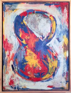 Jasper Johns. Figura otto, 1959