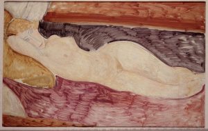 Amedeo Modigliani. Nudo sdraiato, 1918-1919, acquisto alla Marlborough Gallery