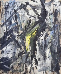 Emilio Vedova. Senza titolo, 1958. Olio su tela, cm. 60 x 50