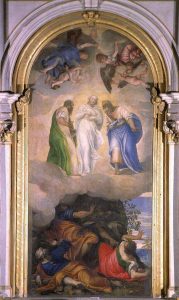 La Trasfigurazione, 1555-56. Duomo di Montagnana, Padova