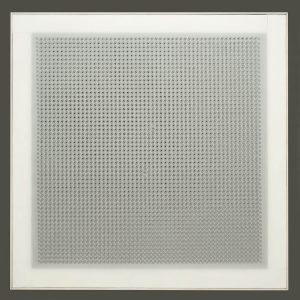 Volume a moduli sfasati, 1960, plastica fustellata, cm. 100 x 100 