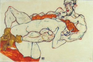 Egon Schiele. Amanti, 1913