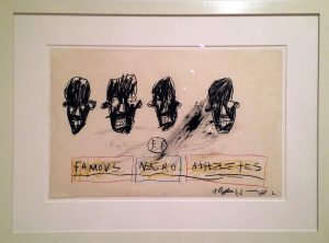 Jean-Michel Basquiat. Famosi atleti negri, 1981. Brooklyn Museum