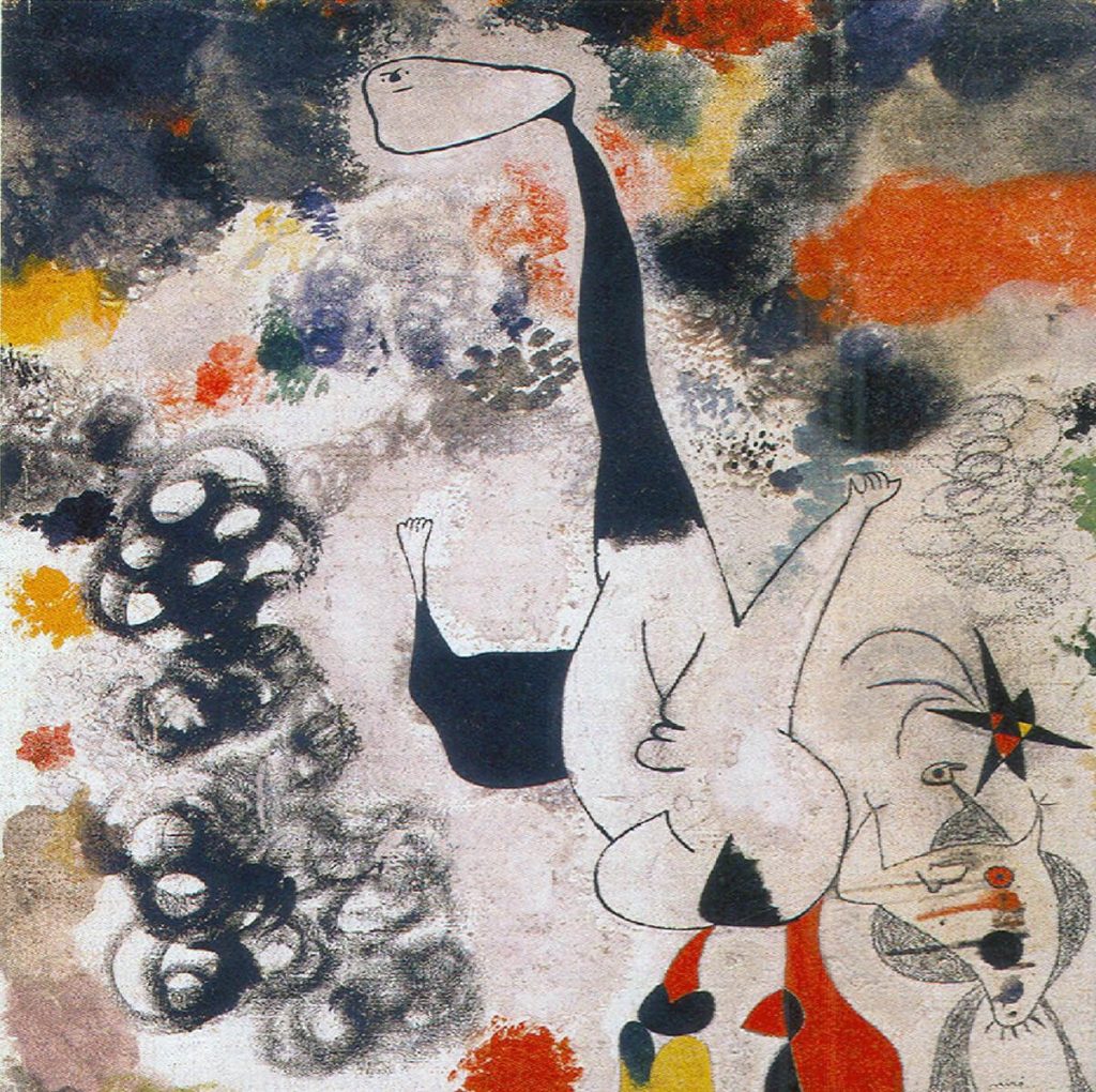 Joan Mirò. Stelle cadenti, 1938. Olio su tela. National Gallery of Art di Washington, regalo di Joseph H. Hazen