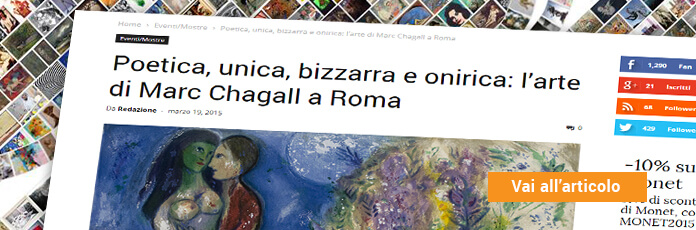 Mostra Chagall Chiostro del Bramante Roma