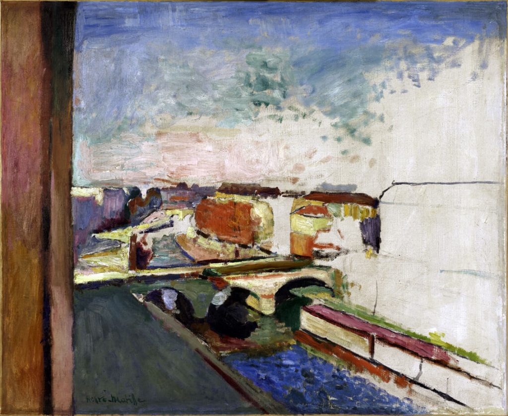 Henri Matisse. Pont Saint-Michel, 1900 ca., Olio su tela, 58x71 cm - Collection Centre Pompidou, Paris Musée national d’art moderne - Centre de création industrielle
