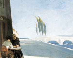 Edward Hopper. L'enoteca, 1909. Olio su tela, cm. 61x73,3. Whitney Museum of American Art, Lascito Josephine N. Hopper , ©Eredi di Josephine N. Hopper, autorizzato da the Whitney Museum of American Art