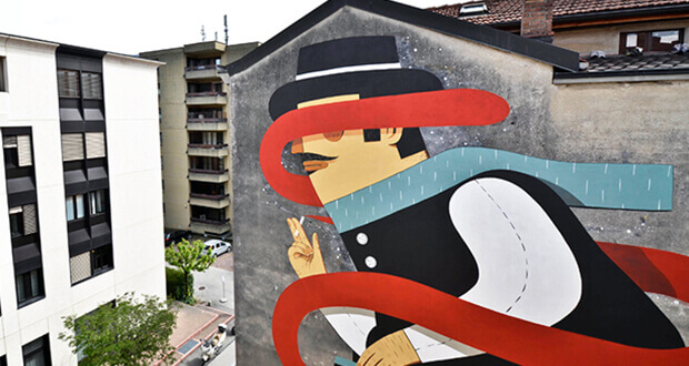 murales a lugano - svizzera