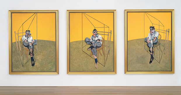 Francis Bacon - trittico "Tre studi di Lucian Freud"