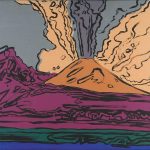 Andy Warhol - Vesuvius, 1985, serigrafia e acrilico su tela