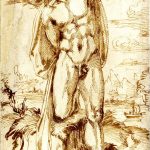 Baccio Bandinelli - Nudo maschile legato ad un albero, possibilmente San Sebastiano, c. 1532