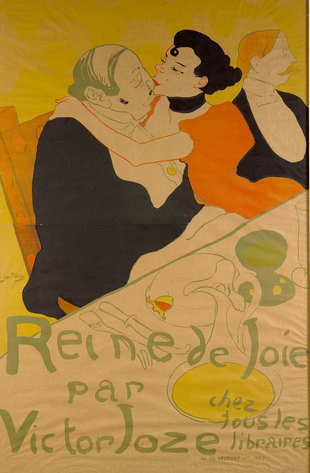Poster Henri Toulouse-Lautrec The Troup of Madame Eglantine Stampa su Carta