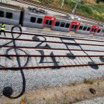 Ferrovia, binari del treno. Portogallo. Image credits: Artur Bordalo