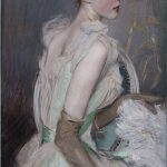 Giovanni Boldini. La contessa de Leusse, c. 1889 - 90, olio su tela, cm. 200,5 x 101
