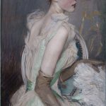 Giovanni Boldini. La contessa de Leusse, c. 1889 - 90, olio su tela, cm. 200,5 x 101