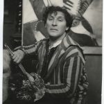Foto di Marc Chagall. Parigi, 1923. Stampa alla gelatina d'argento, cm. 22,7x16,3. Credits: Israel Museum Collection © Chagall ® by SIAE