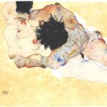 Egon Schiele. Abbracciando, 1912