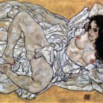 Egon Schiele. Donna adagiata,1917