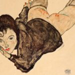 Egon Schiele. Donna appoggiata, 1916