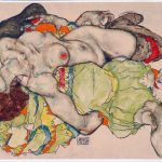 Egon Schiele. Donne amanti, 1915