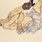 Egon Schiele. Nudo femminile disteso,1917