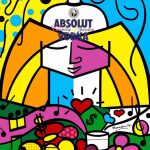 Romero Britto. Absolute II, 1989, per Absolute Vodka