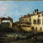 Giovanni Antonio Canal, Detto Canaletto. Molo a Dolo, 1756