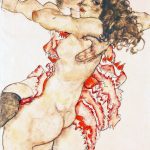 Egon Schiele. Due donne che si abbracciano, 1915. Museo di Belle Arti di Budapest