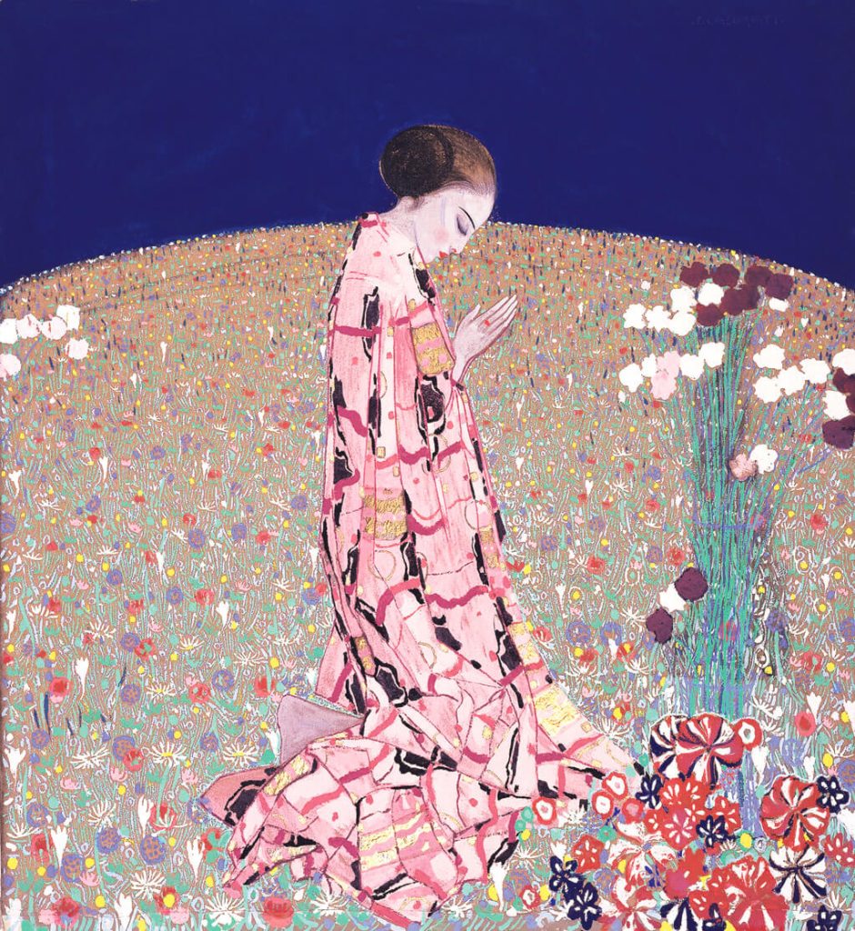 Felice Casorati. La preghiera 1914. Galleria d'Arte Moderna Achille Forti, Verona. © Felice Casorati, by SIAE 2015