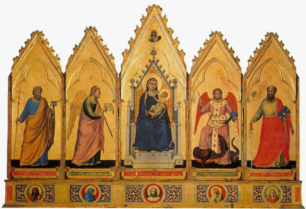Giotto, Polittico di Bologna, 1332 - 1334 ca. Tempera e oro su tavola, dalla Rocca di Galliera, Bologna