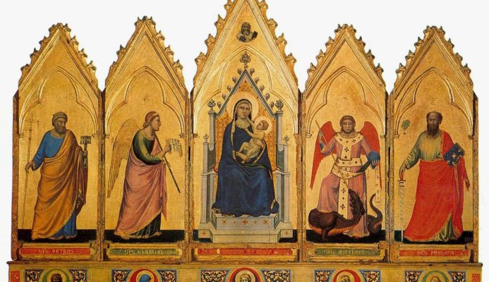 Giotto. Polittico di Bologna, 1332 - 1334 ca. Tempera e oro su tavola, dalla Rocca di Galliera. Bologna, Pinacoteca Nazionale