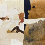 Alberto Burri. Muffa T, 1952. Olio, PVA, pomice, sabbia e gommalacca su tela, cm. 90,2 x 110,5. Godwin-Ternbach Museum, Queens College, City University di New York (CUNY), regalo di G. David Thompson