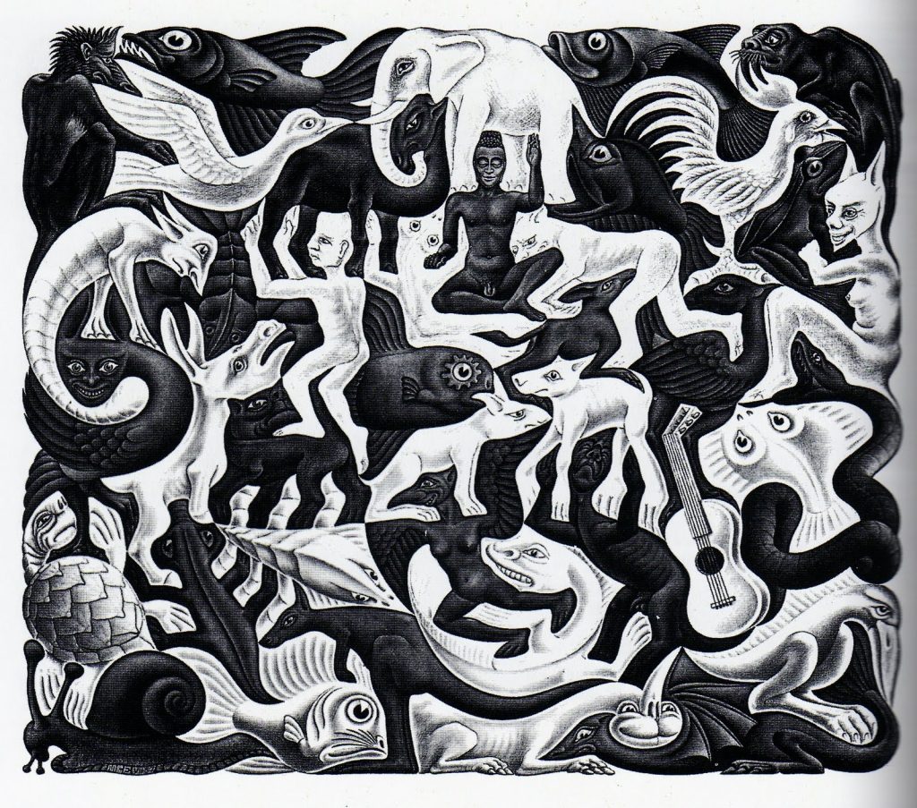 Escher. Mosaico II, 1957 Litografia, mm. 370 x 31515