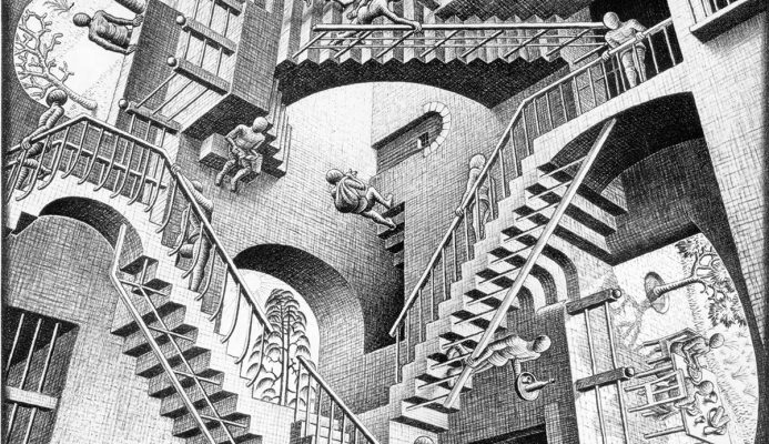 Escher. Relatività, 1953