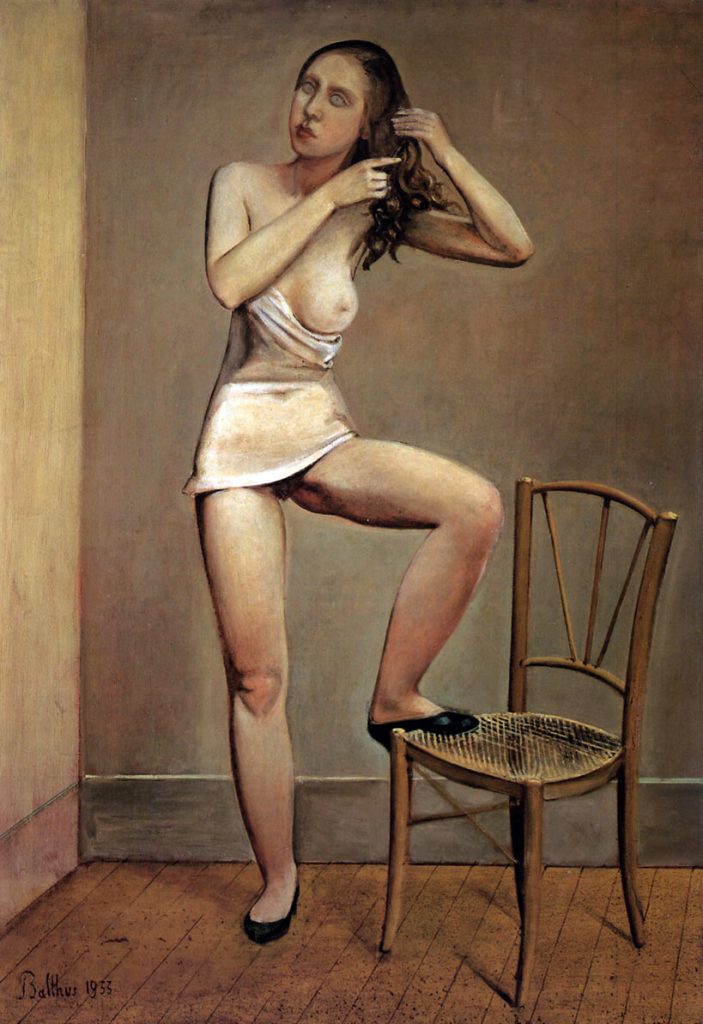 Balthus. Alice allo specchio, 1933. Olio su tela, cm. 162 x 112. Collezione Centre Georges Pompidou, Parigi