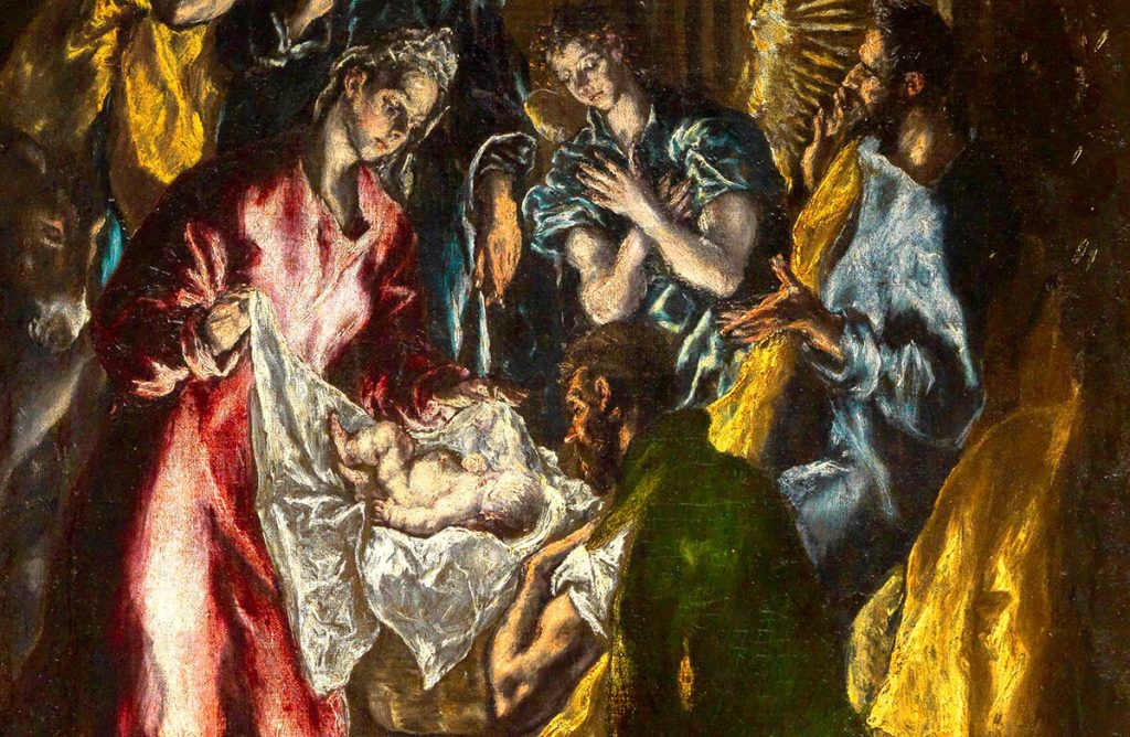 El Greco. Adorazione dei pastori, 1600 - 05 (dettaglio)